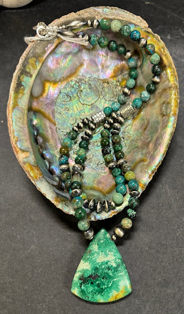 Chrysocolla Necklace 1464