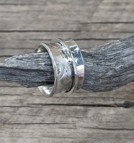 Sterling Silver Spinner Ring 40