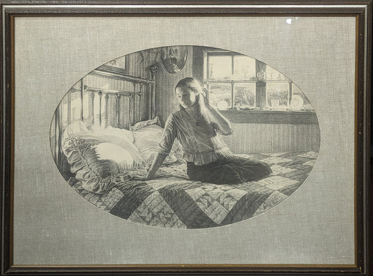 Untitled Girl on Quilt 8/50 7 - 23 x 16