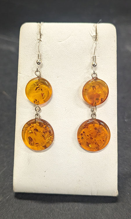 Amber Earrings 695