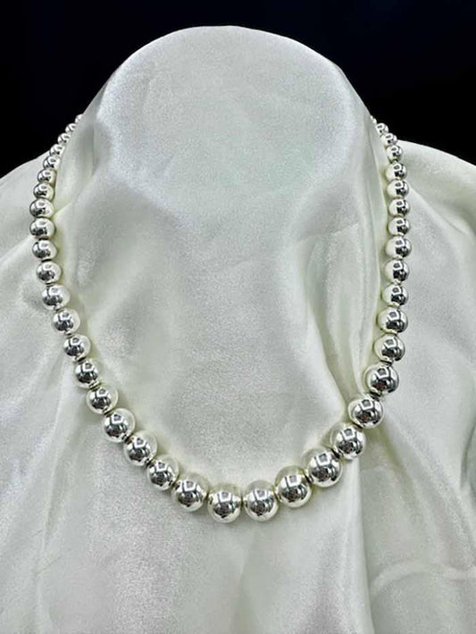 5147 Graduated Sterling Silver Necklace