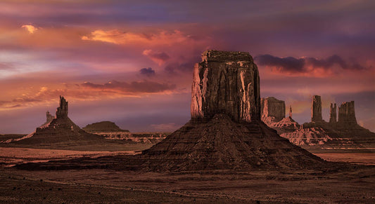 1301 Sunset on Artist' Point