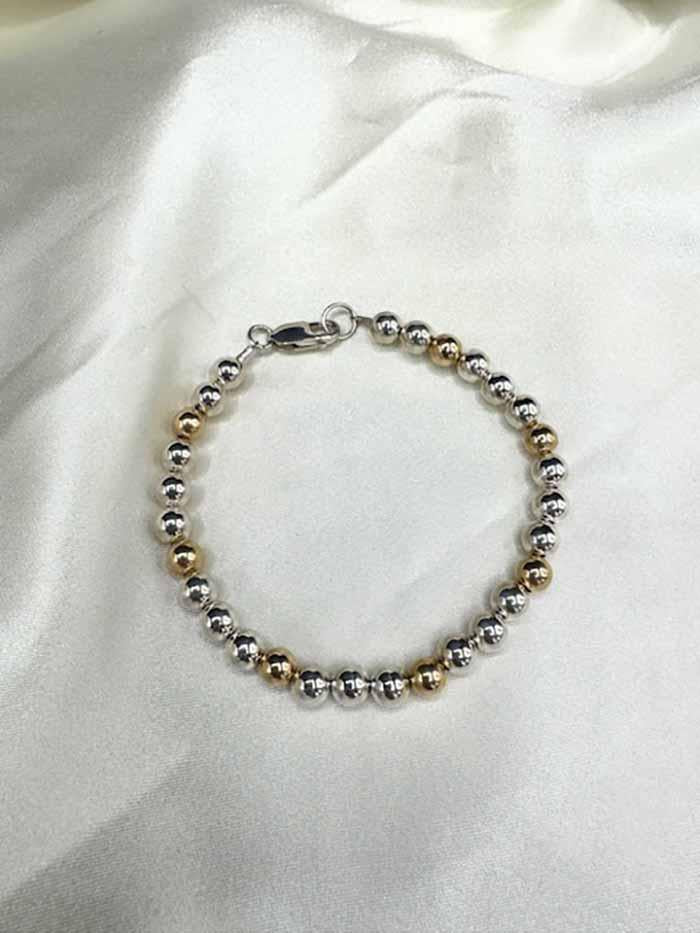 5150 Sterling Silver & 14K GF Bracelet