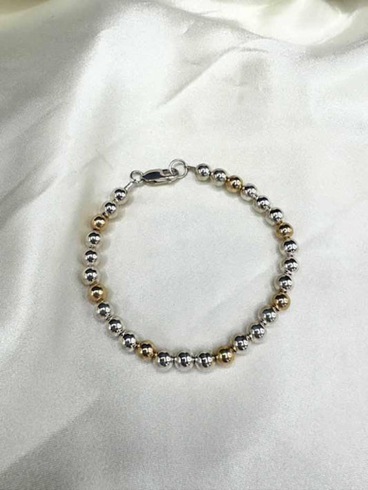 5150 Sterling Silver & 14K GF Bracelet