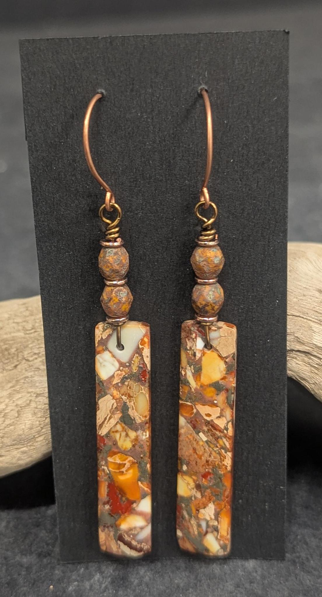 401 Copper & Brown Earrings