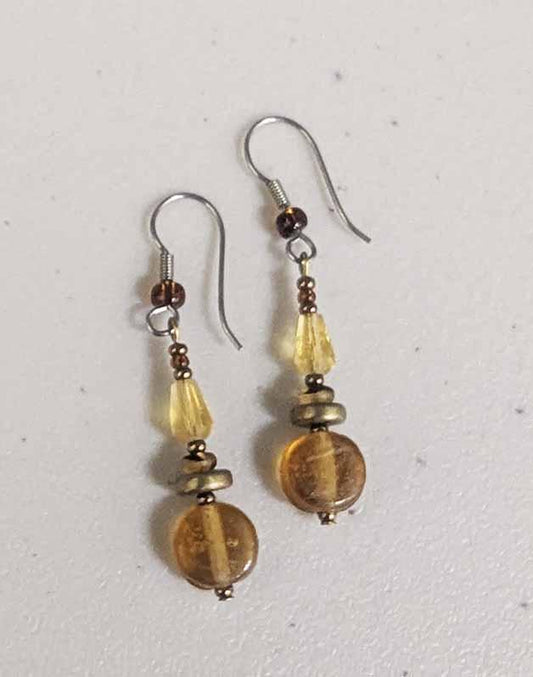 705 Amber Earrings