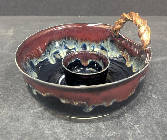 165 Olive Bowl w handle