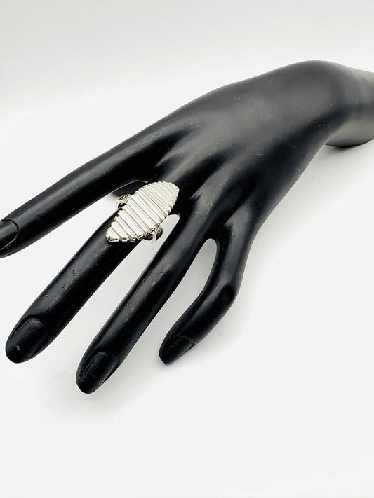 69 Steps Sterling Silver Apatite Ring