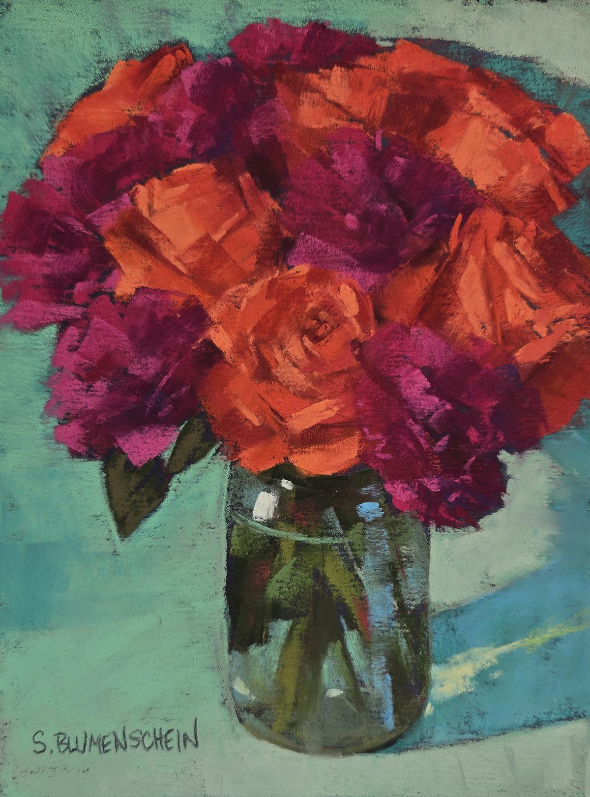 619 Bouquet in Red and Purples