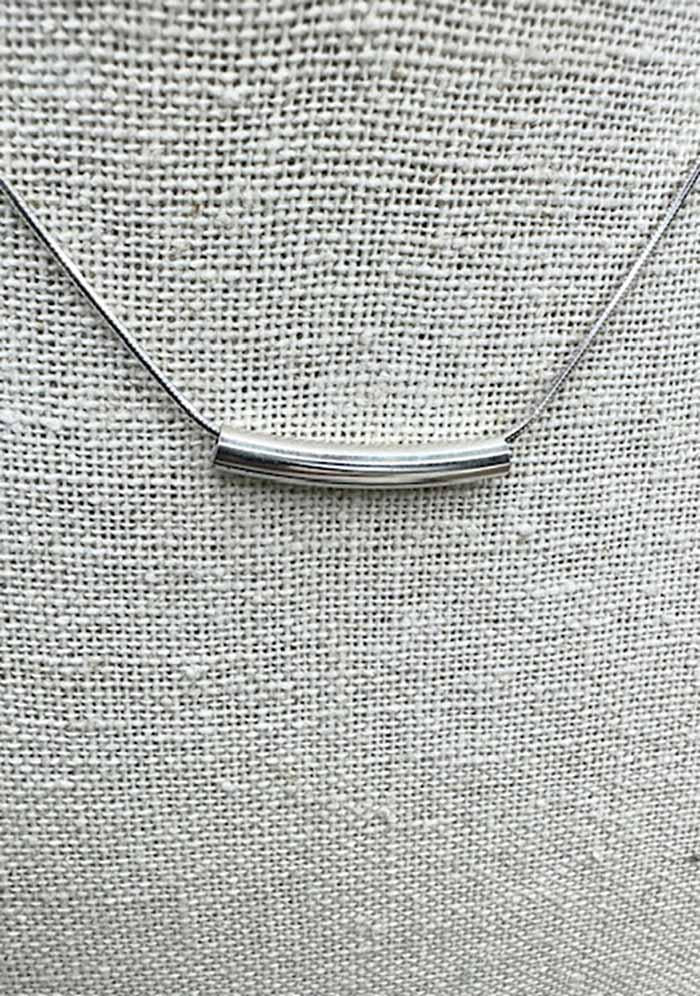 5159 Sterling Tube Eunity Necklace