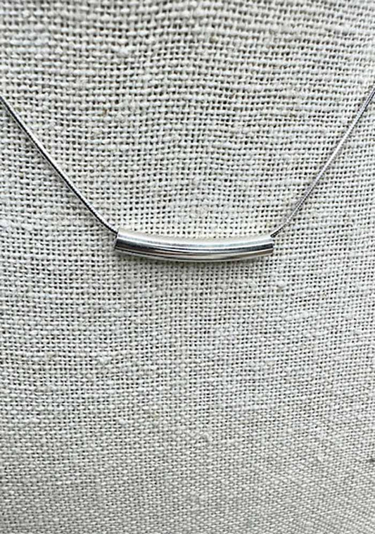 5159 Sterling Tube Eunity Necklace