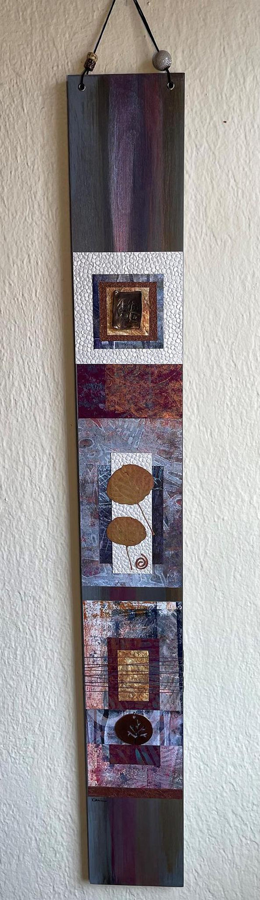 104 Black Multi w 2 aspen leaves panel - LG