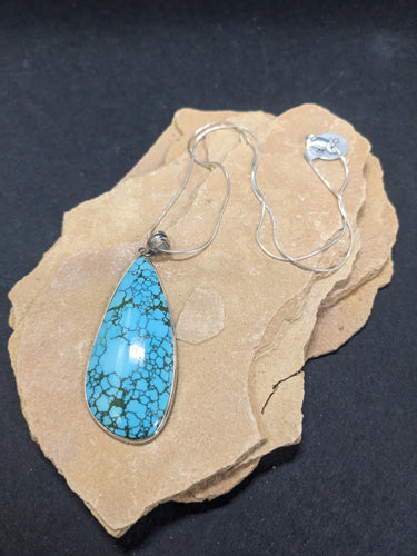 Turquoise Pendant w/chain 351 - 0 x 0 x 0