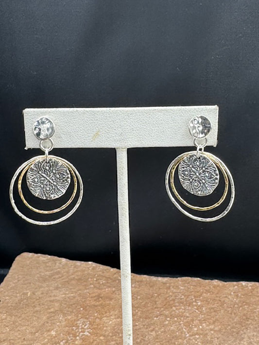 SS/14kt Earrings 4444