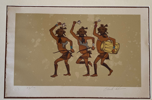 Mudheads 23/100 by Charles Loloma