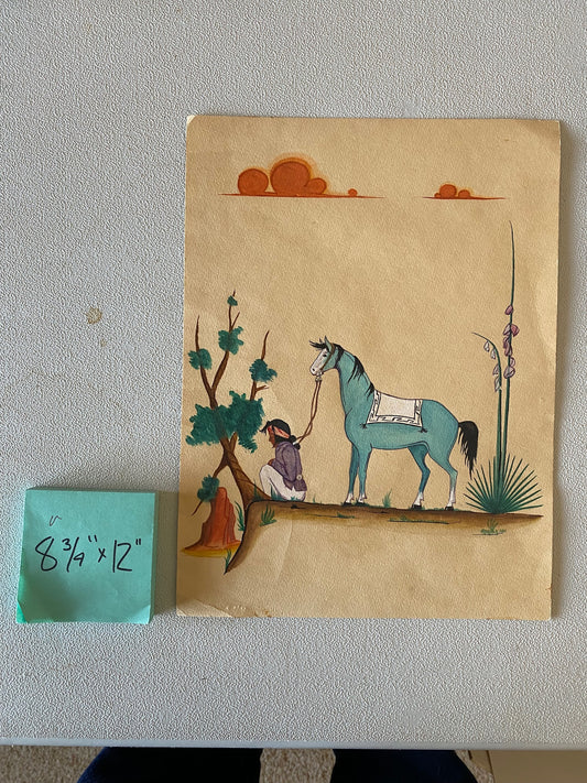 untitled-Native with Horse Item _328