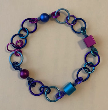Anodized Aluminum Bracelet CH30