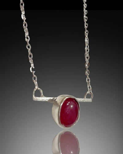 Oval Ruby Pendant 34