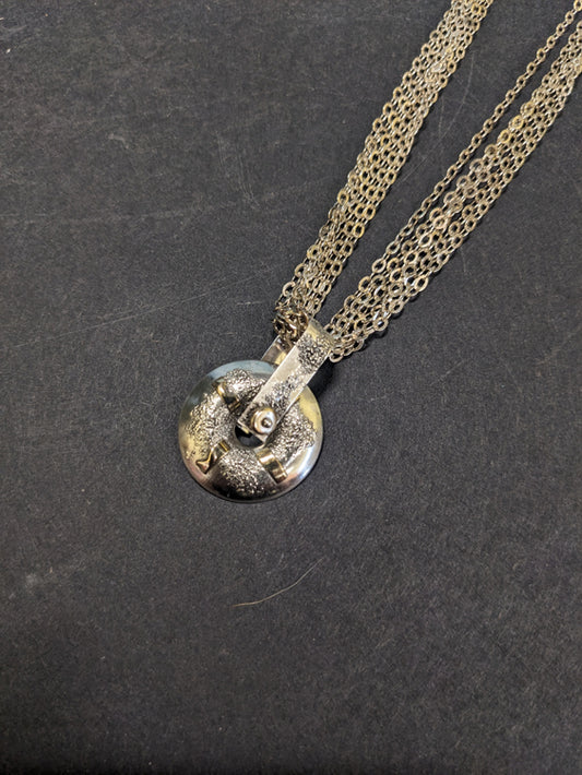 Sterling Silver/Gold Necklace 294