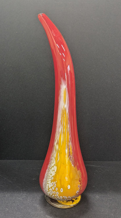 Very Tall Red/Orange Sculpture 326