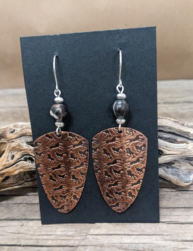 Copper "Horse" Earrings 255