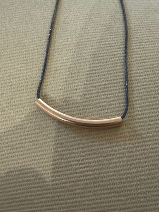 Gold Filled Bar Necklace 4360