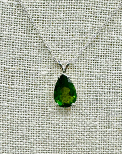 Chrome Diopside Pendant 4457