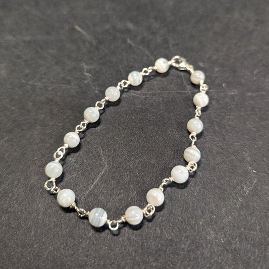 Crazy lace Agate Bracelet 454