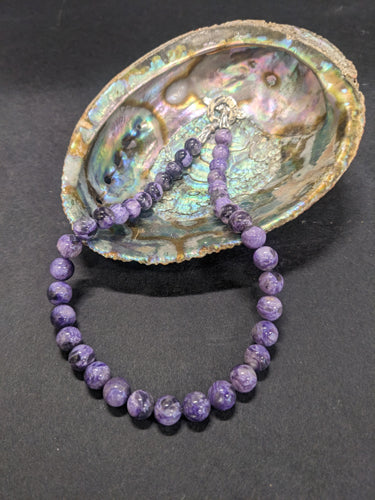 Charoite Rounds Necklace 332