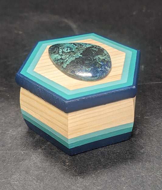 Box with Shatuckite Stone 307