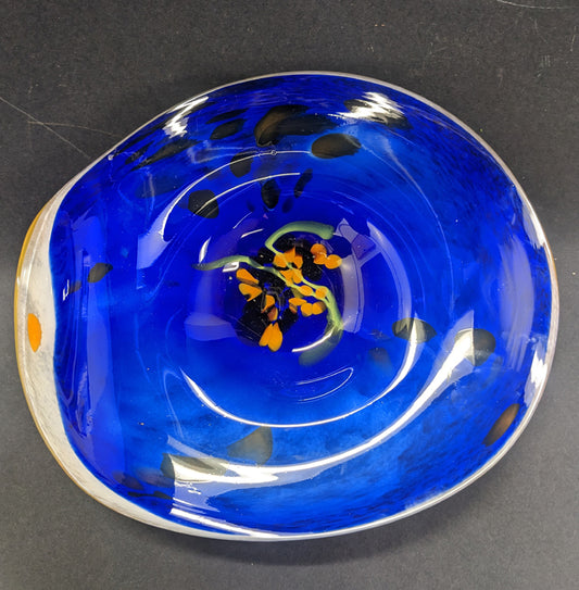 Blue Oblong Plate 296