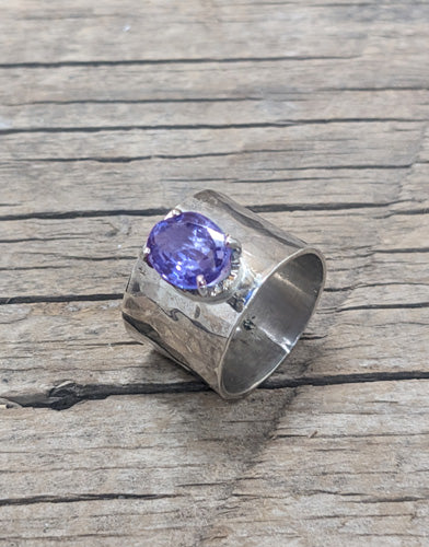 Purple Sapphire Ring 682