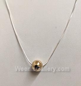 eunity Necklace 14kt gf Bead by Suzanne Woodworth