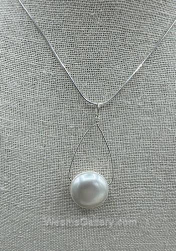 AAA White Pearl Pendant by Suzanne Woodworth