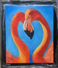Flamingo Dame of Love by Victoria Mauldin