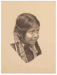 Untitled 79/102 (Indian Girl Portrait) by Stephen Forbis