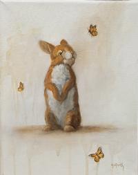Apricot and Butterfly's by Mary Goforth