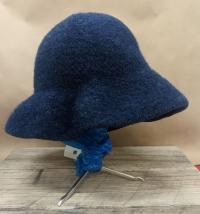 Navy Brim hat plain by Tess McGuire