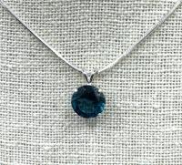London Blue Topaz Pendant by Suzanne Woodworth