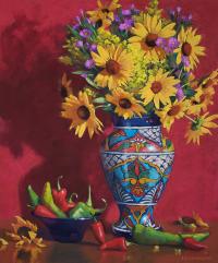 Wild Sunflowers by Sarah Blumenschein