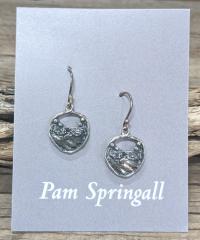 Flower Basket Earrings by Pam Springall