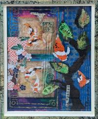Koi Tapestry by Donna Aldrich