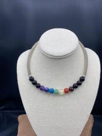 Chakra Handwoven Necklace by Suzanne Woodworth
