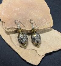 Turkoman Gold Earrings by Judy Jaeger