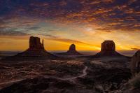 Monument Valley Morning View by Dennis Chamberlain