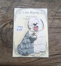 Old English Sheepdog Pin by Lisa Mondy