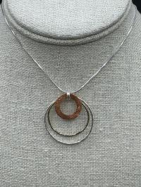Multi Metal Pendant by Suzanne Woodworth