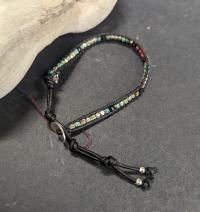 Turquoise Woven Bracelet by Cliff Sprague
