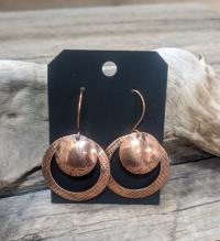 2 Pc Copper Earrings by Lu Heater