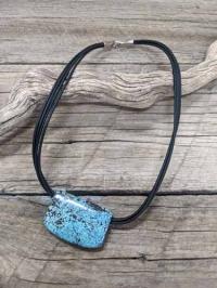 Hubei Cloud Mtn Turquoise Necklace by Lu Heater